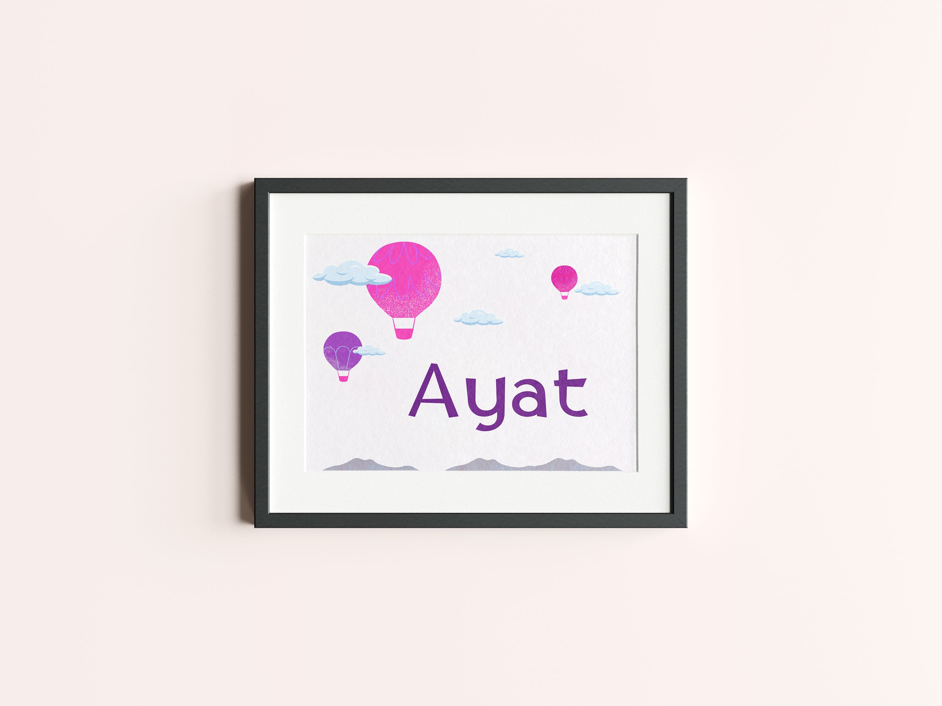Girls Name Wall Art