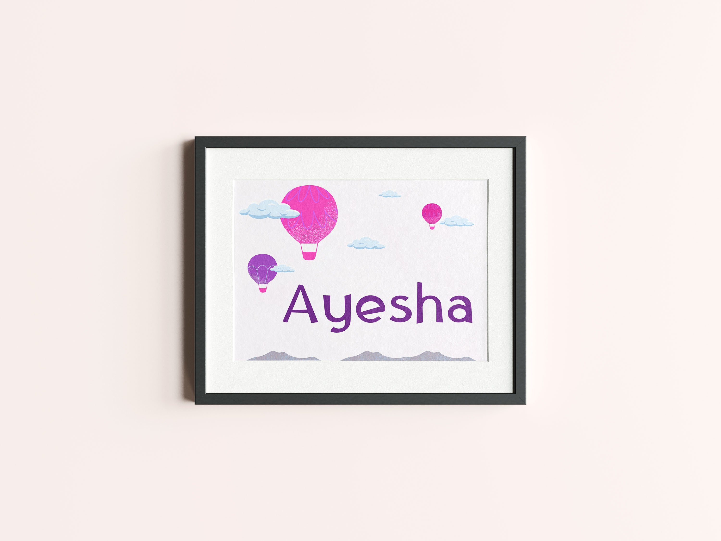 Girls Name Wall Art